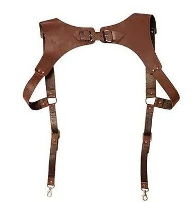 Harnais PunkVintage en cuir médiéval