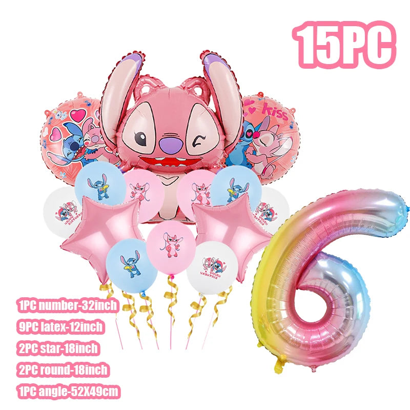 Disney Lilo & Stitch Pink Party Set