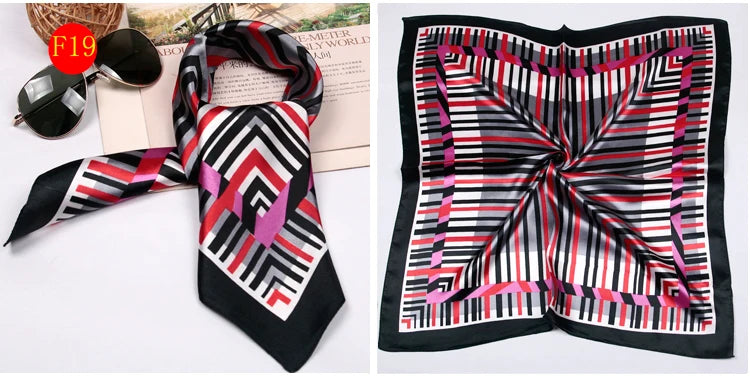 Foulard en soie britannique - Écharpe carrée chic