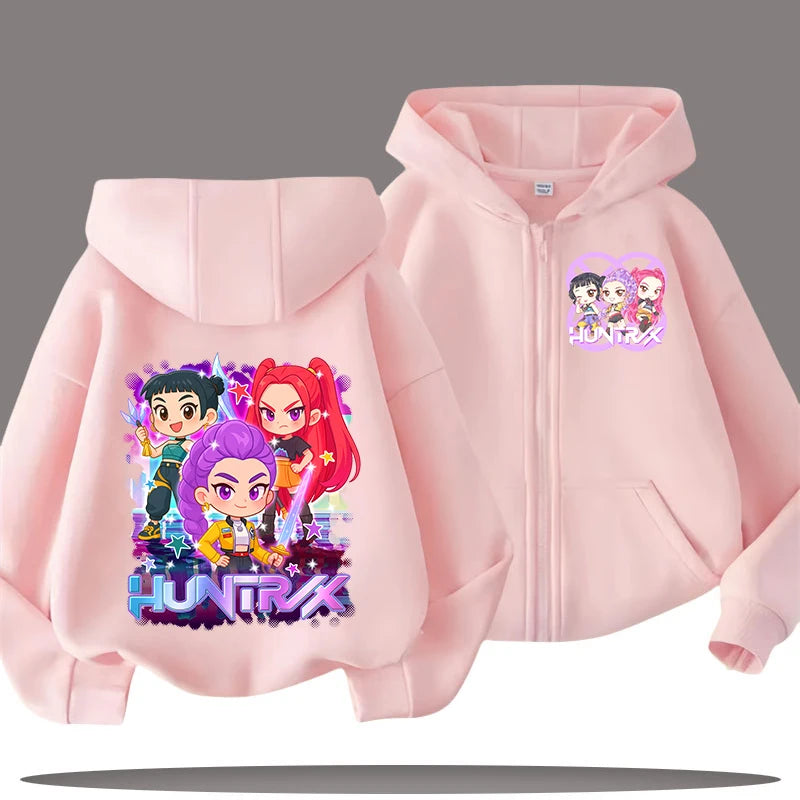 Sweat à Capuche Kpop Démon Hunter pour Enfants