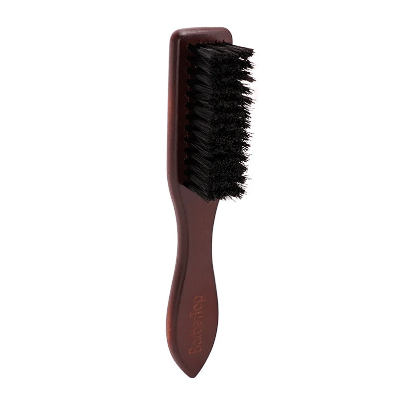Brosse à barbe en bois - Outil de coiffure doux