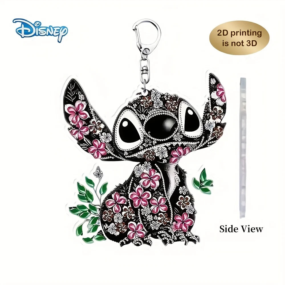 Porte-clés Lilo & Stitch Double Face Mignon 5cm