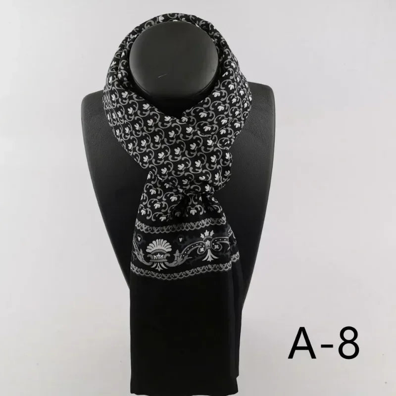 Chic Silk Scarf: Luxe Plaid for All Seasons