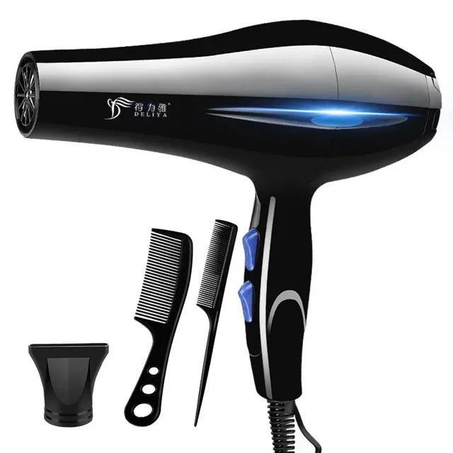 Sèche-Cheveux Pro ION 2200W - Chaleur Rapide & Froid