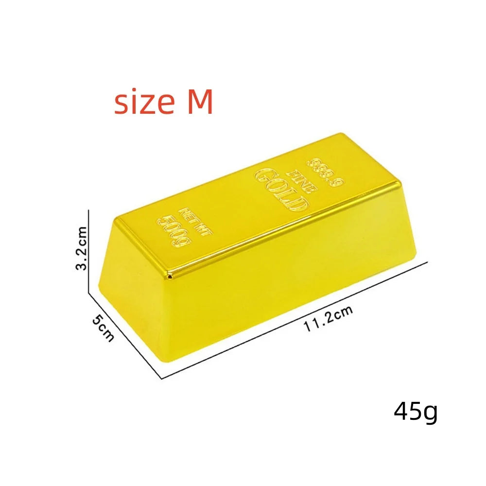 Barre d'Or Factice pour Décor Pirate Halloween