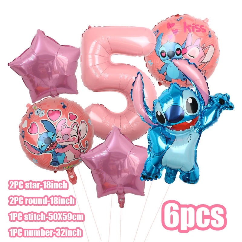 Disney Lilo & Stitch Pink Party Set