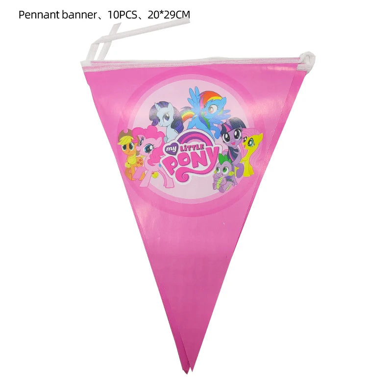 Ensemble Petit Poney Vaisselle Anniversaire Enfant