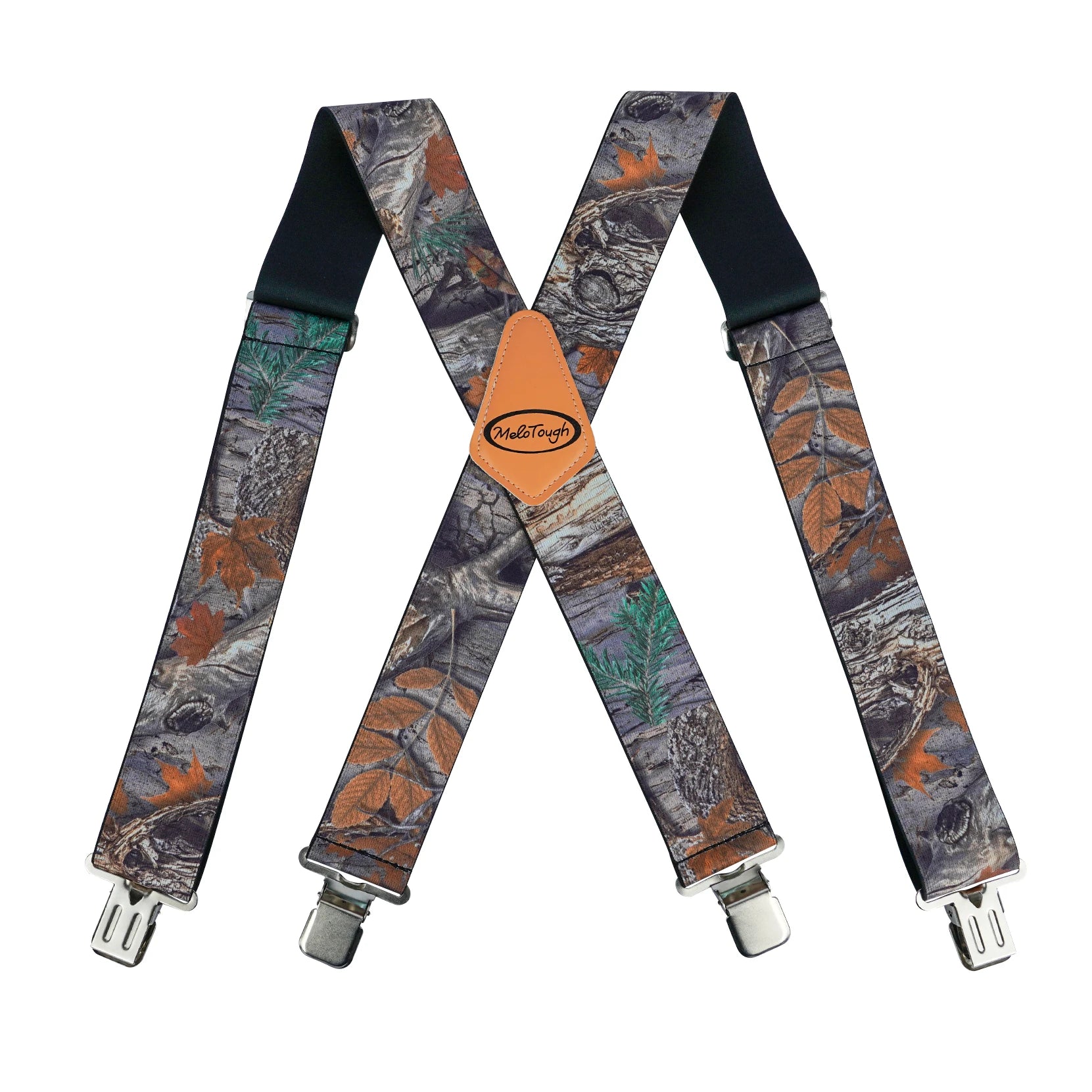MELOTOUGH X-Back Work Suspenders - 2” Elastic Fit