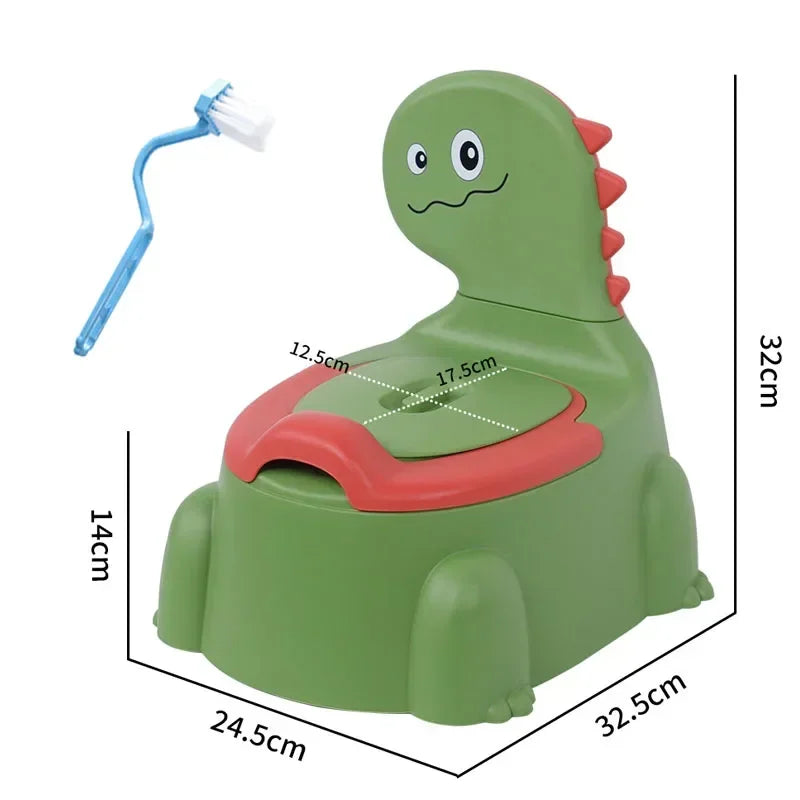 DinoPot: Ergonomic Baby Training Seat with Brush Set