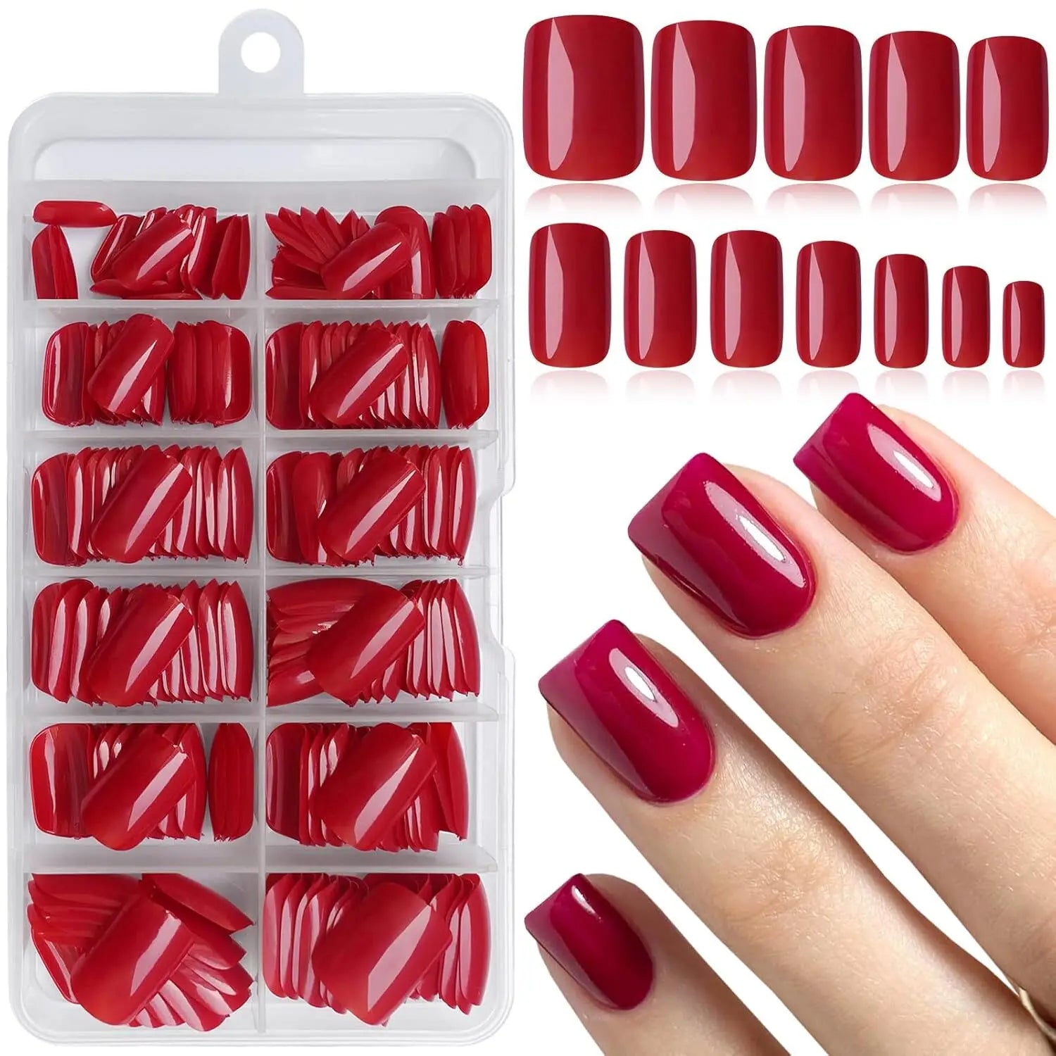 Amande Chic - Faux Ongles Blancs 120 pcs