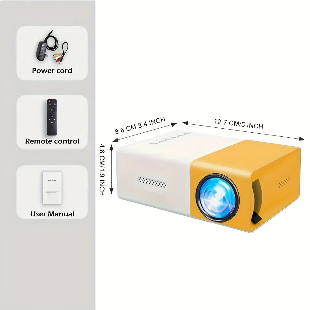Mini Projecteur ARASO YG300 - Cinéma Portable LED
