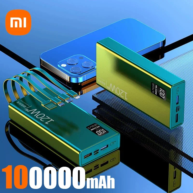 Xiaomi PowerBank 120W 4-en-1 Ultra Thin