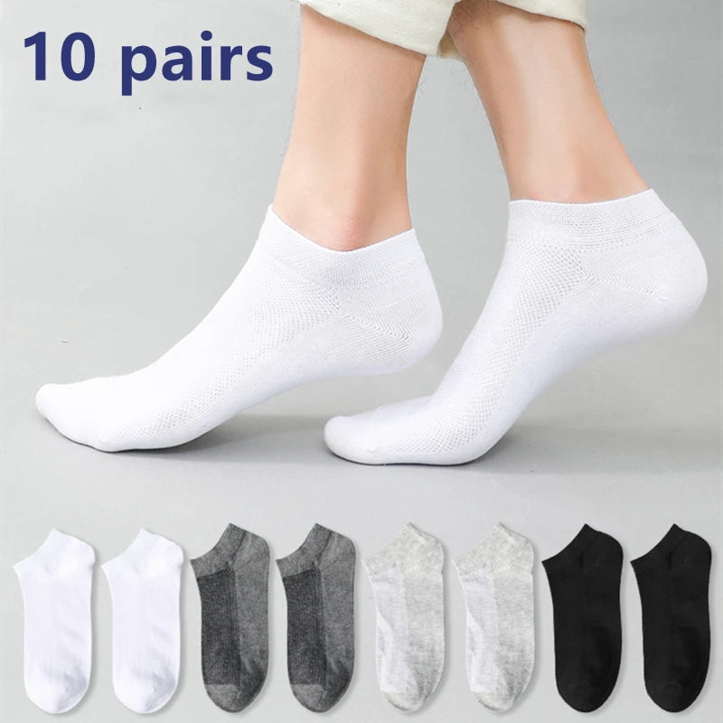 Chaussettes Confort Coton Homme - Pack Été 10 Paires