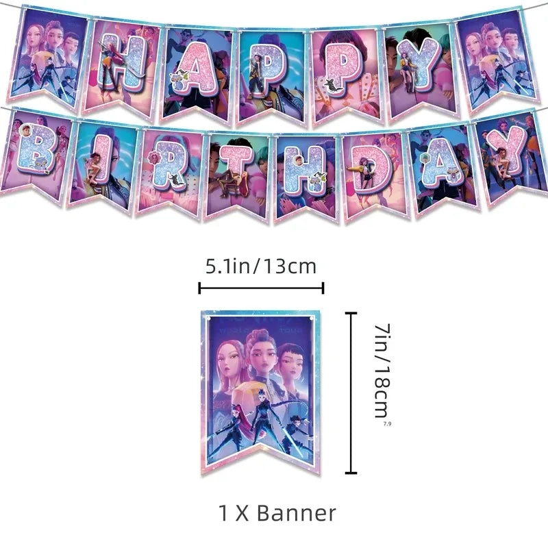 Fête Anime: Décor Chasseurs de Démons Kpop