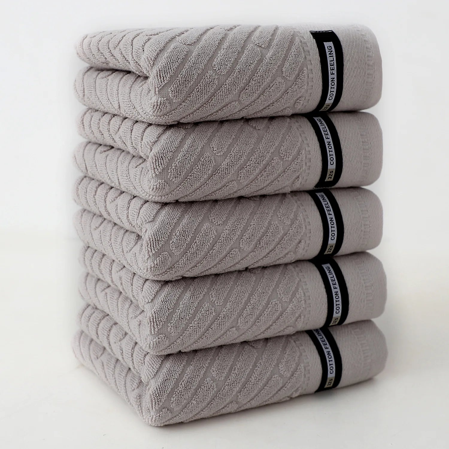 Douceur Coton: 5 Serviettes Absorbantes & Durables