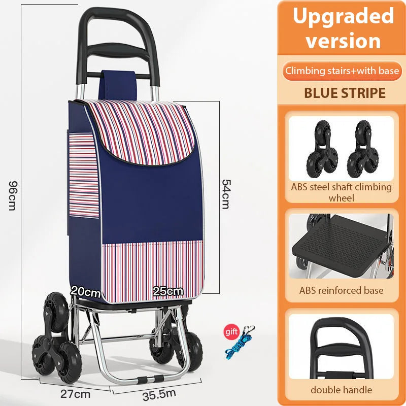 Chariot Pliable Aluminium Escalier Léger Extérieur
