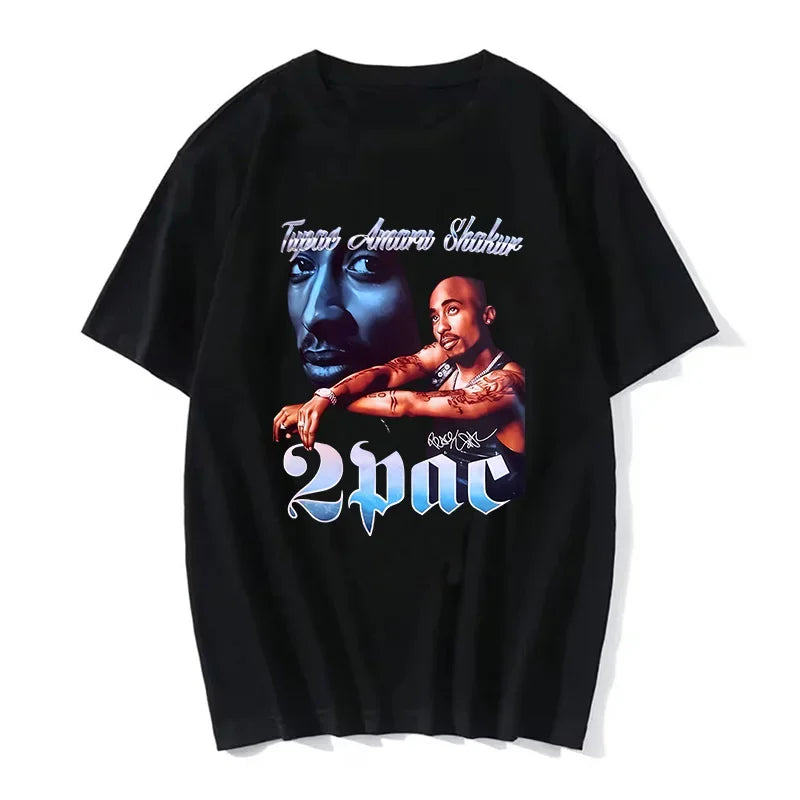 T-shirt Hip Hop Tupac Style Urbain