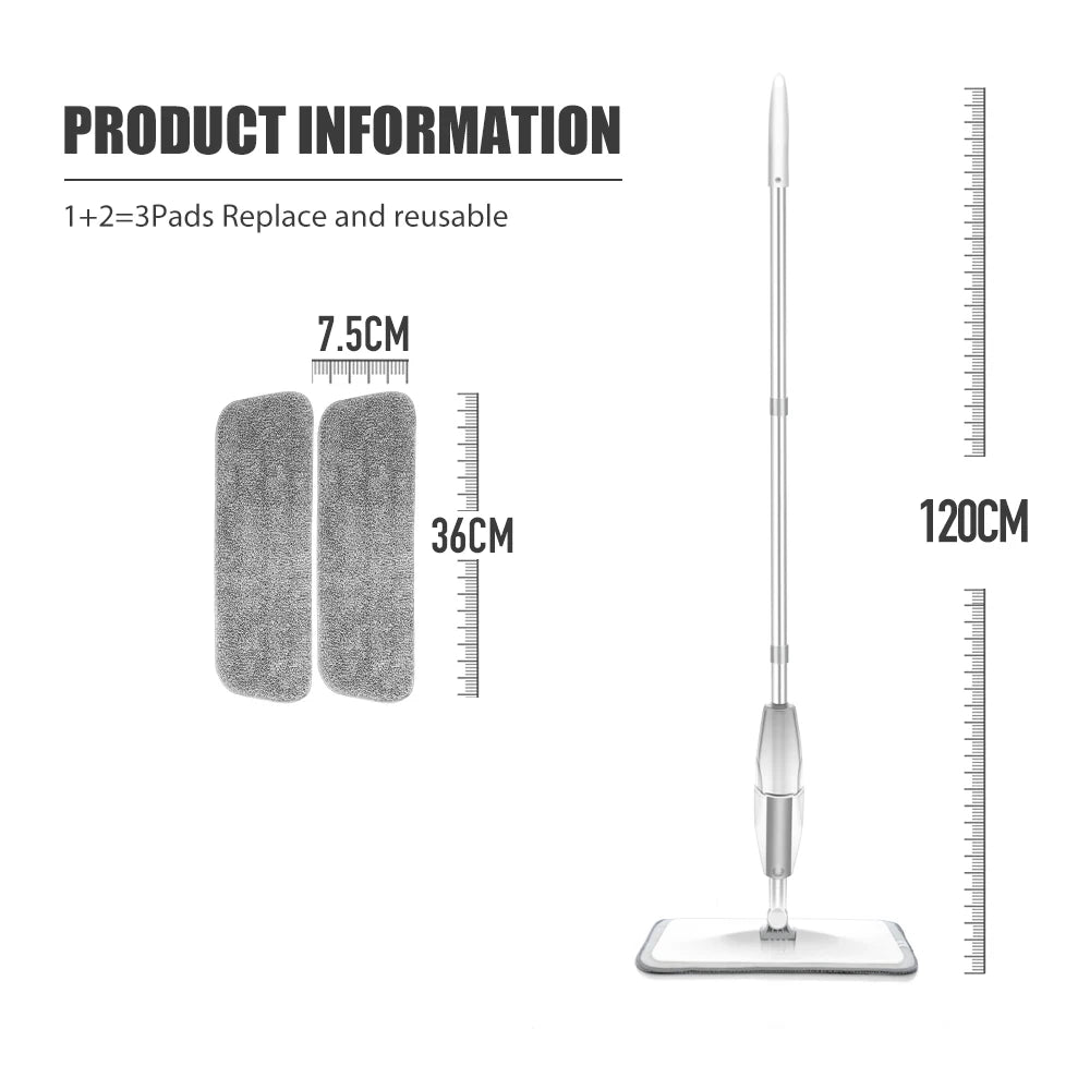 Magic Mop Set: Eco-Friendly Microfiber Cleaning Kit