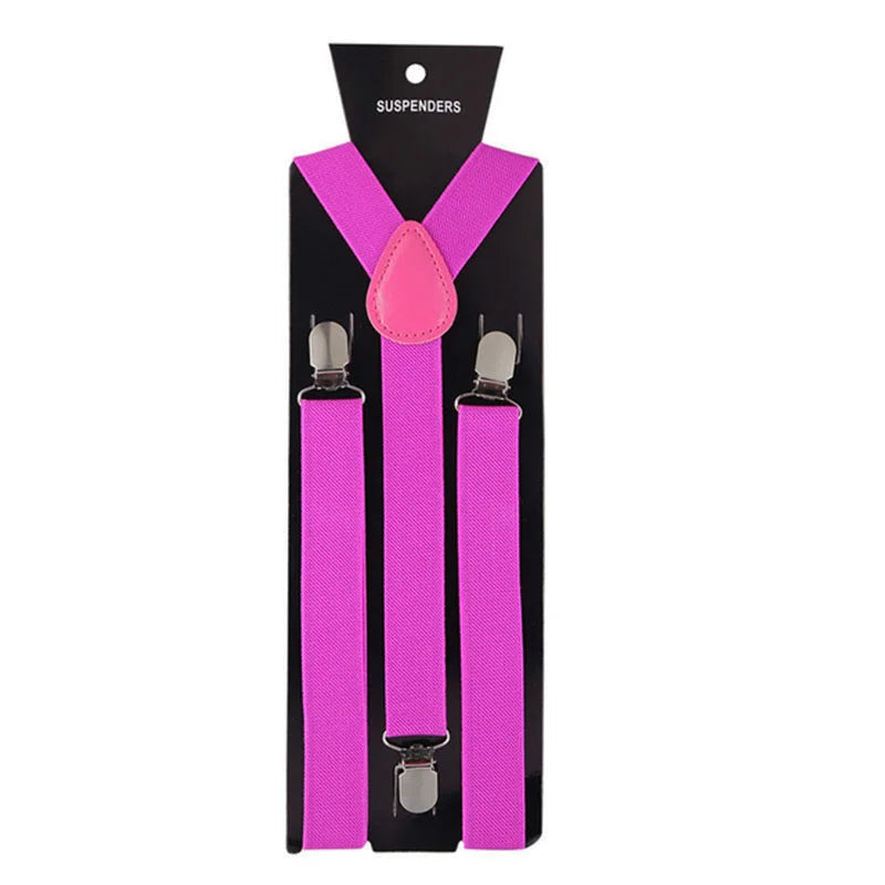 Bretelles Élégantes Unisexes en Polyester