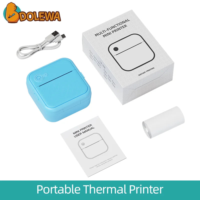 Imprimante Dolewa D8 Mini Bluetooth sans encre