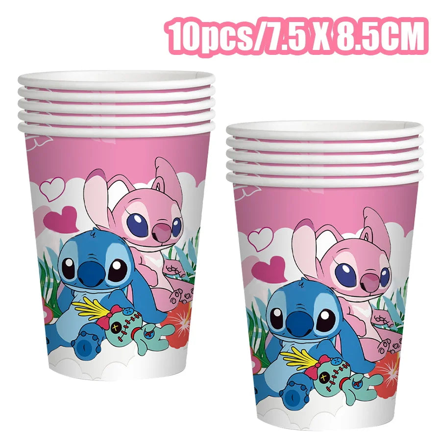 Disney Lilo & Stitch Pink Party Set