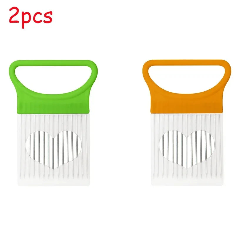 Oignon-Slice Pro: Trancheur Multi-Usage en Acier