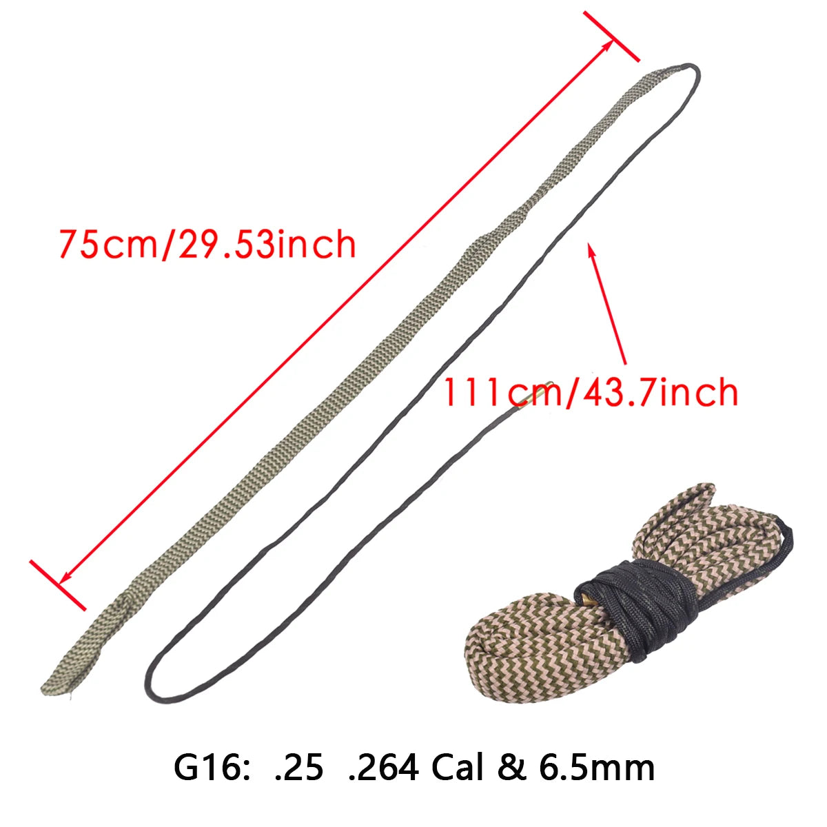 Corde Serpent Nettoyante Multi-Calibres Fusil/Pistolet
