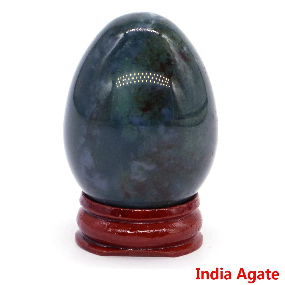 Oeuf Énergétique en Pierre Naturelle