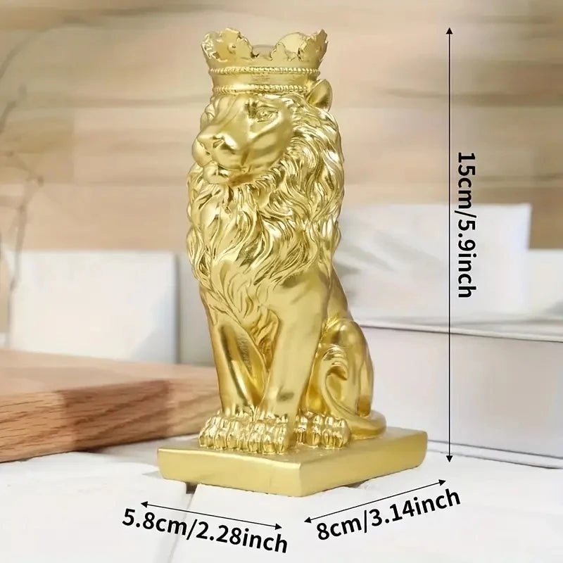 Couronne de Lion en Résine - Décoration Artisanale