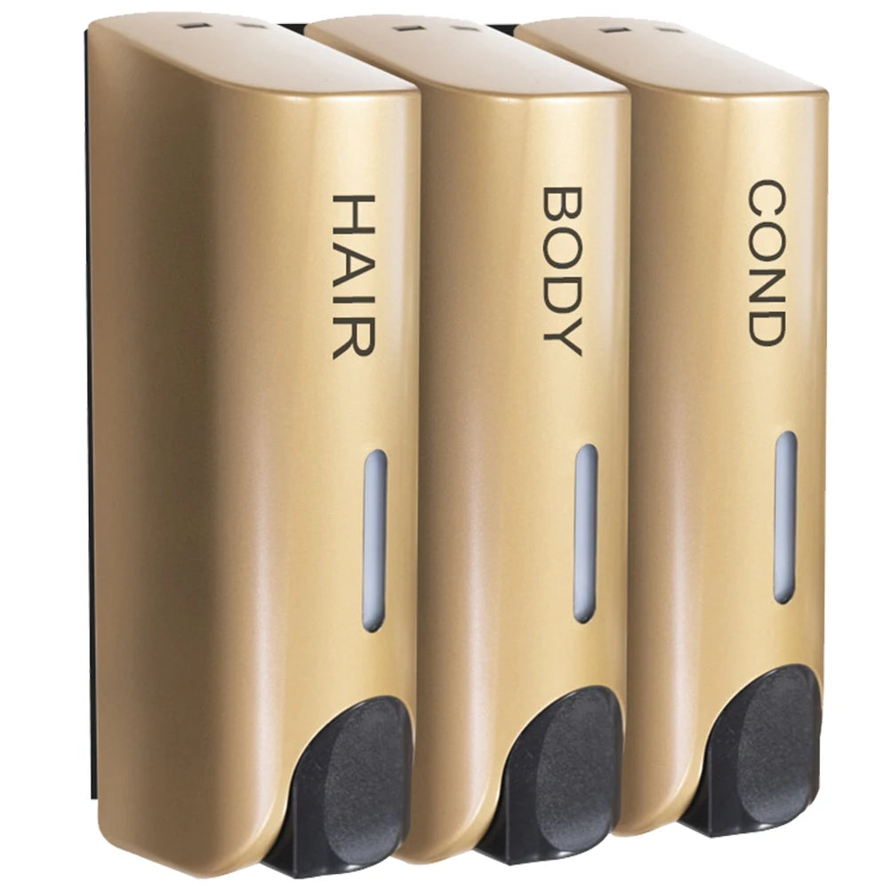 Tri-Distributeur Mural Polyvalent 350ml ABS Durable