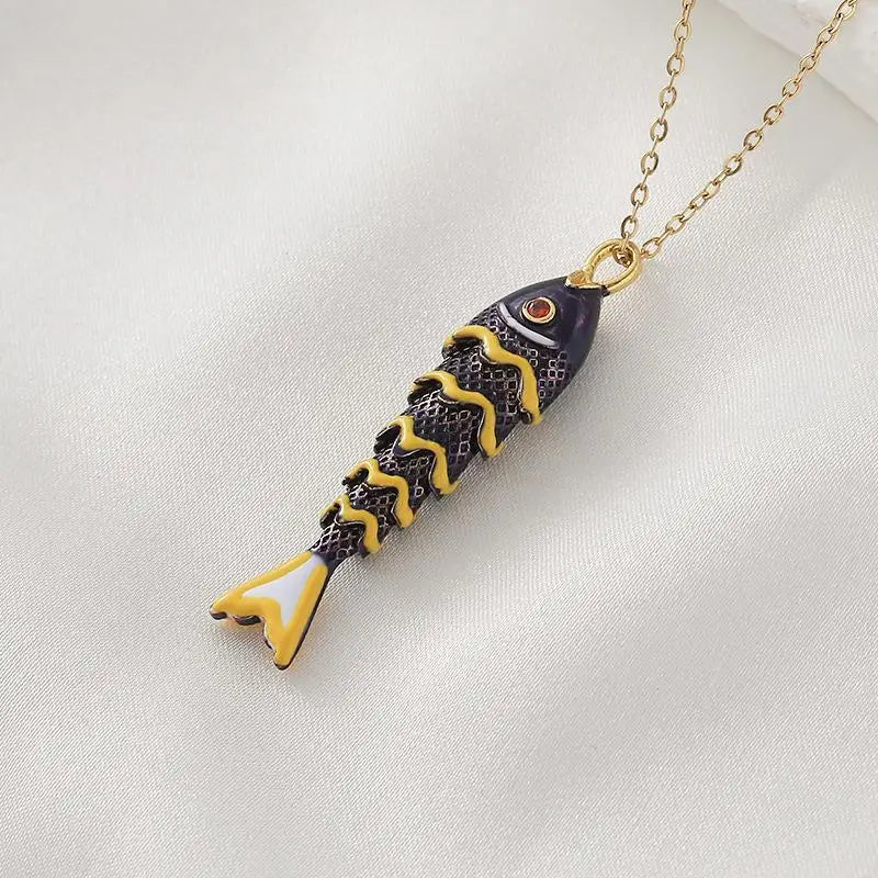 Collier Poisson Océanique Chic