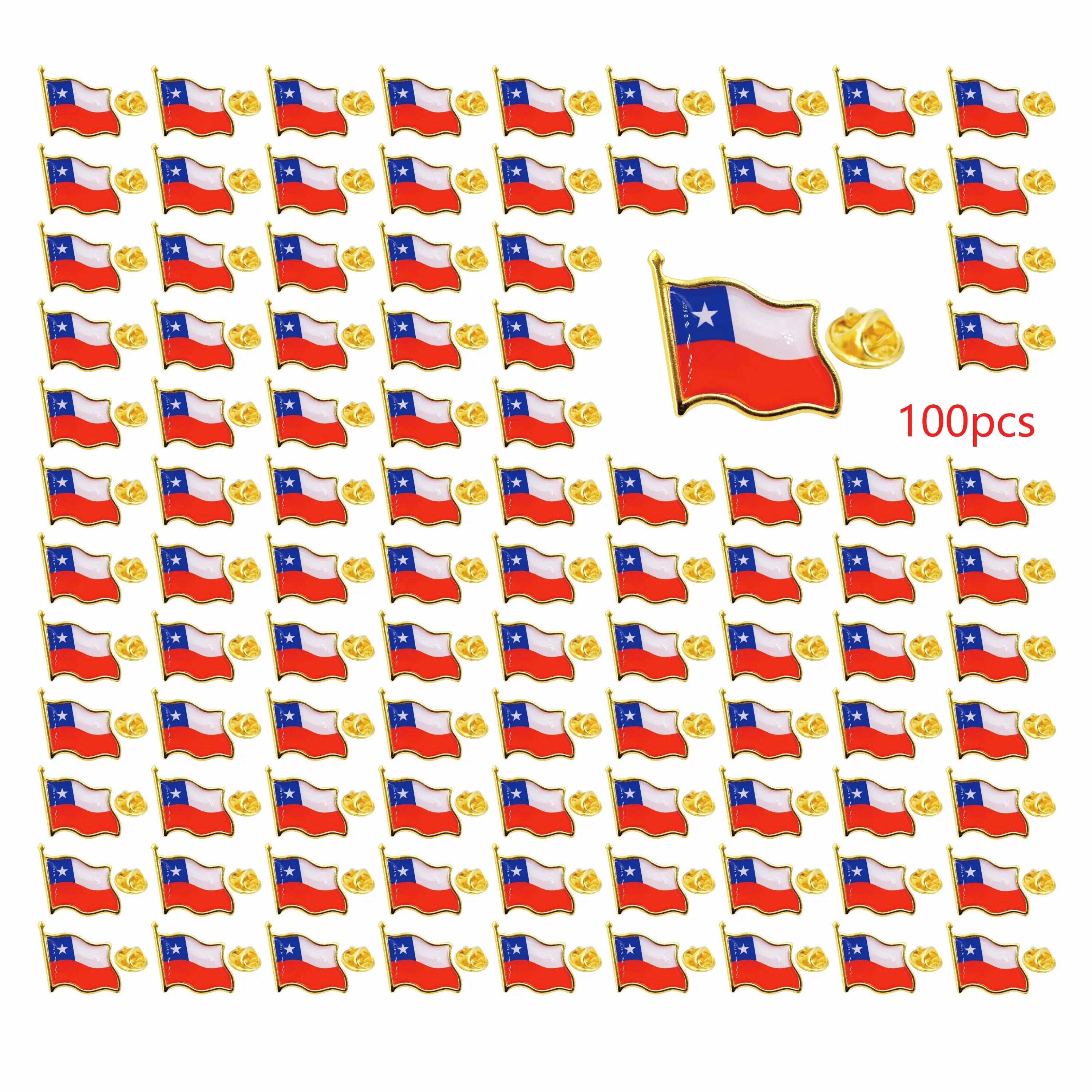 Épingles Chili en vrac - Badges pour vêtements et sacs