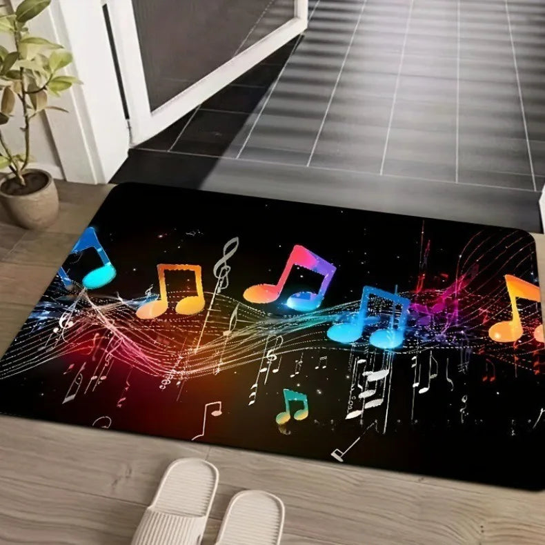 Tapis Squelette Antidérapant pour Entrée et Salle de Bain