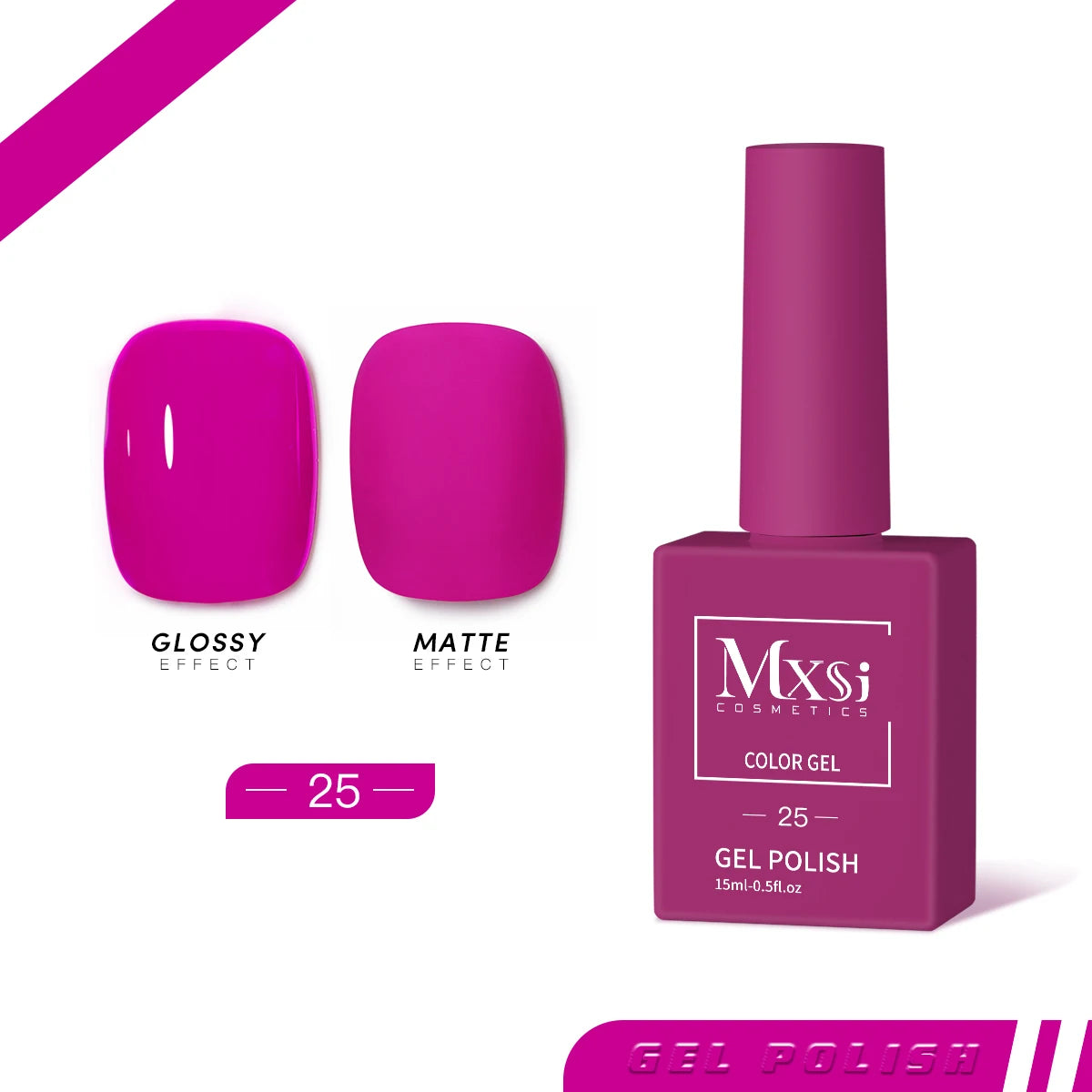 Vernis Gel Mxsi 15ml Couleurs Néo-Royal