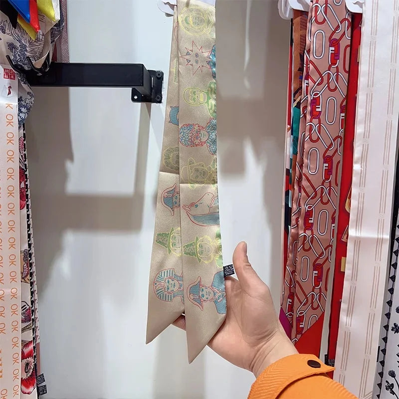 Poignée Élégante en Soie