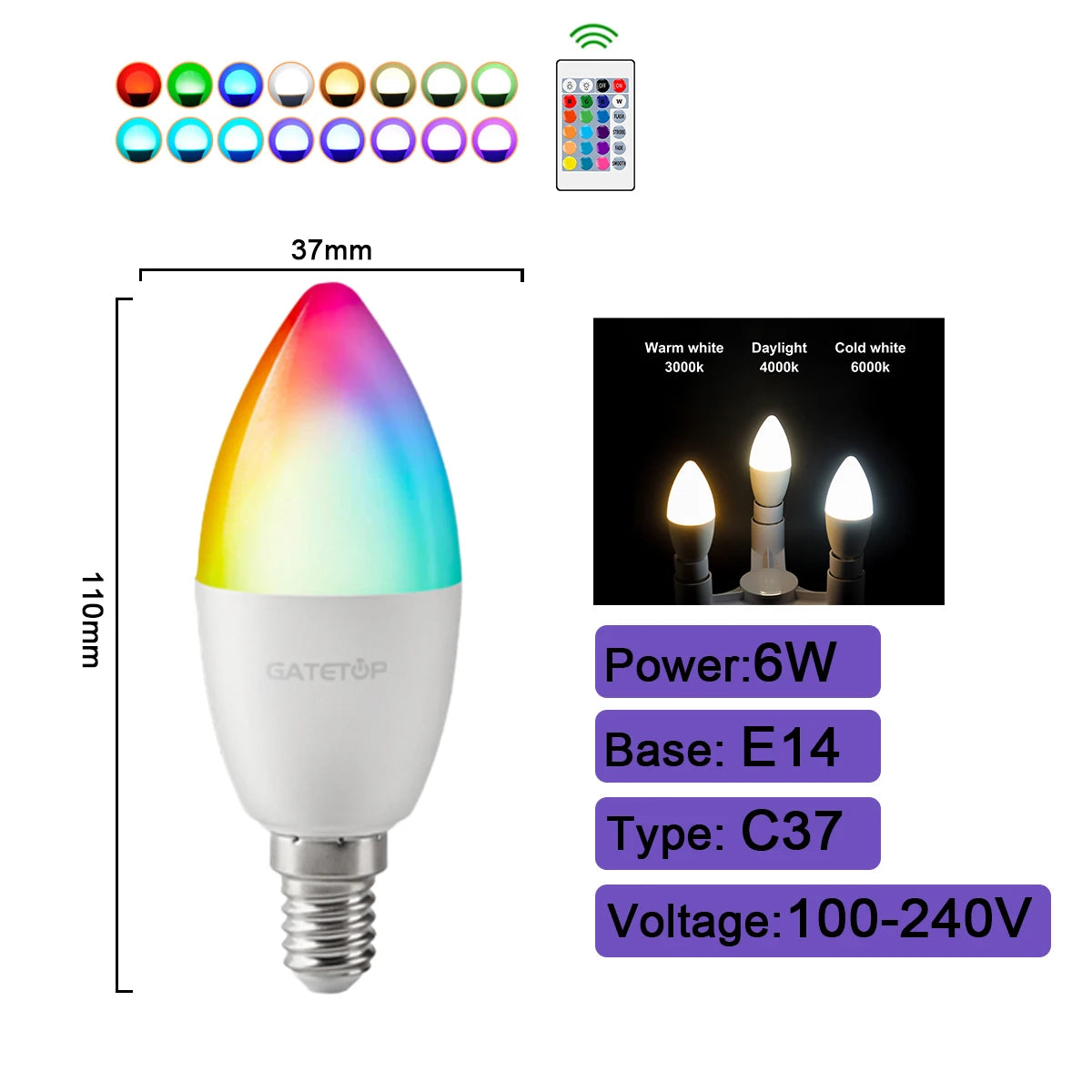 ColorGlow Smart LED Bulb Set