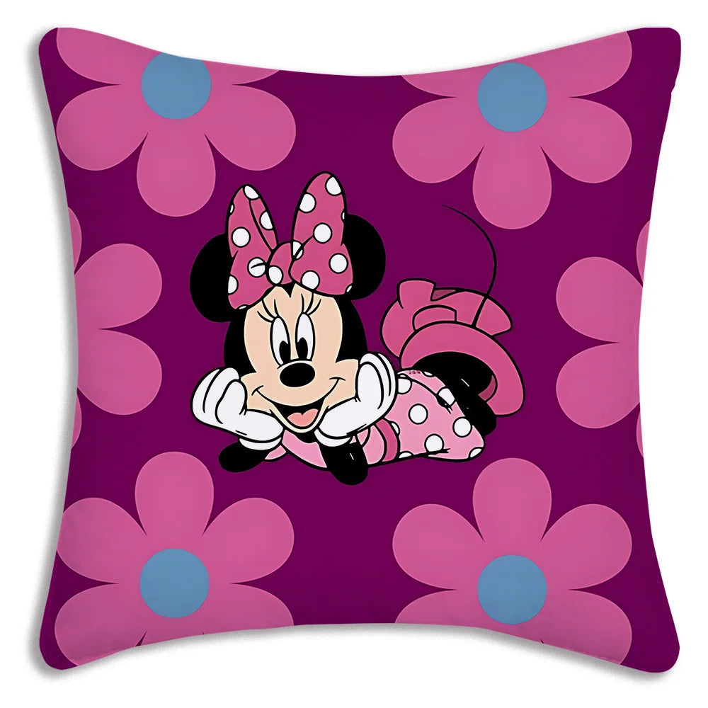 Kawaii Disney Duo: Mickey & Minnie Plush Pillow Covers