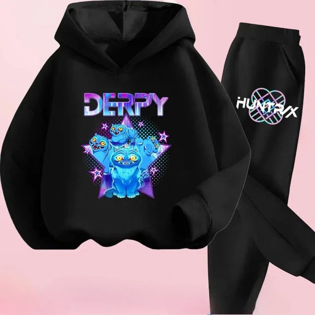 Chic KPop Kids: Ensemble Décontracté Devil Hunter
