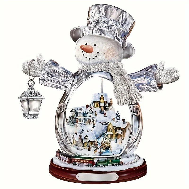 Autocollant Noël : Bonhomme de neige en PVC