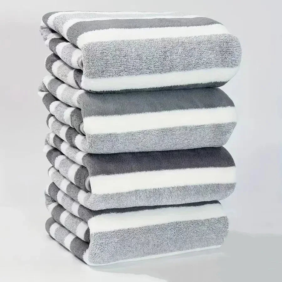 Rayures Douces: Serviettes Rapides & Absorbantes