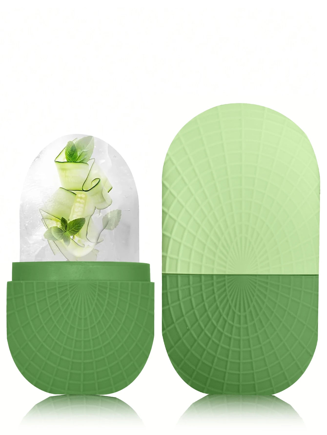 Rouleau Glacé Beauté Visage - Silicone Réutilisable