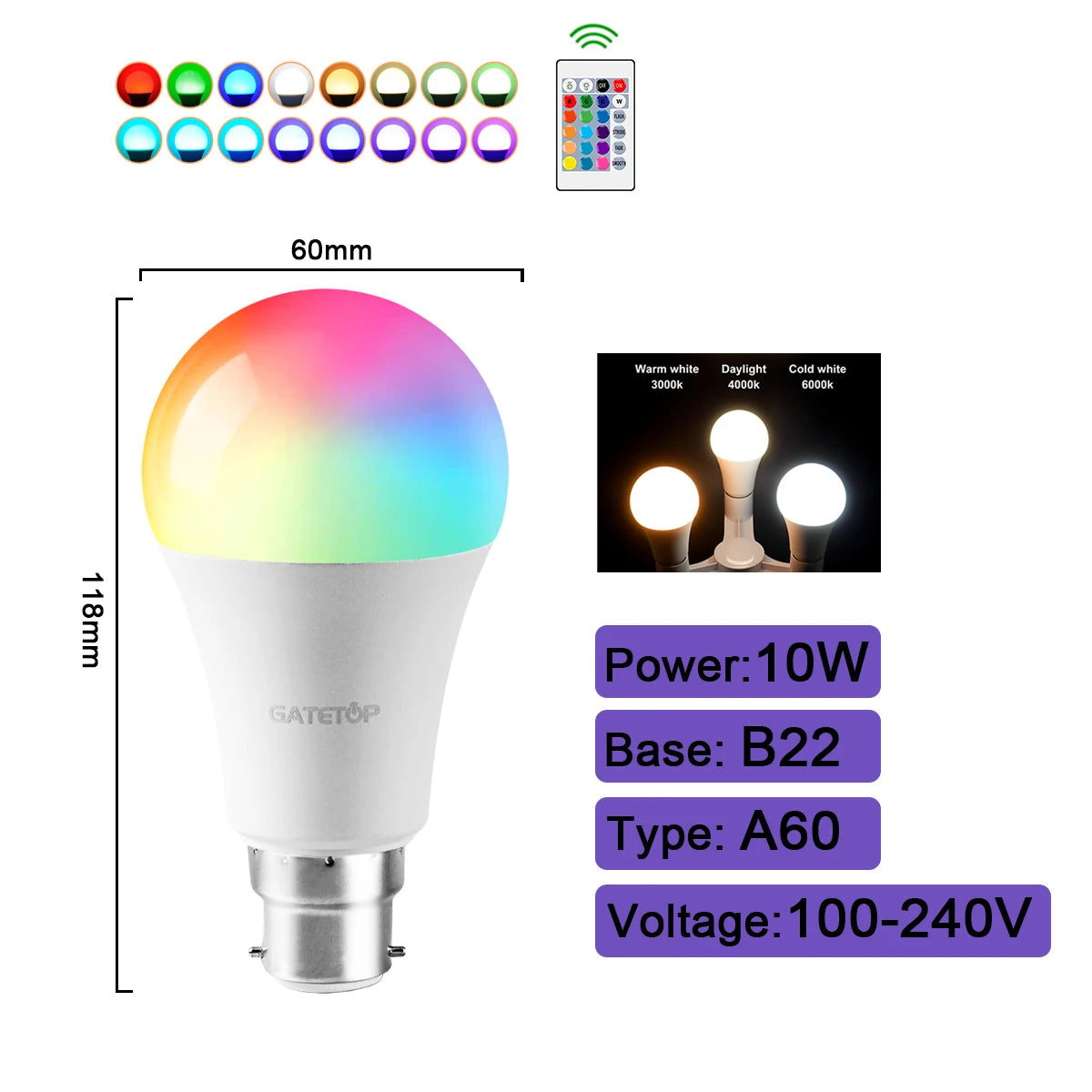 ColorGlow Smart LED Bulb Set