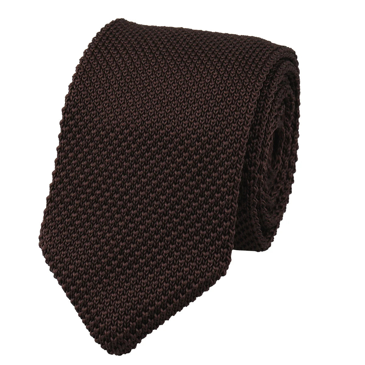 Cravate Tricotée Bleu Foncé Élégance Casual