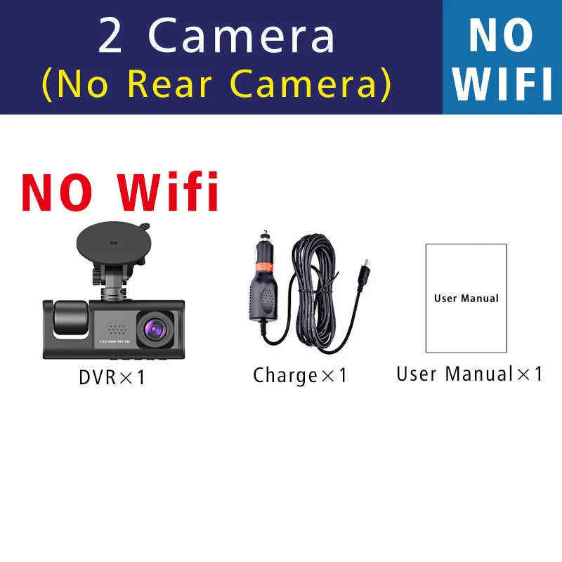 DashCam 3C WiFi 1080P - Enregistreur Auto