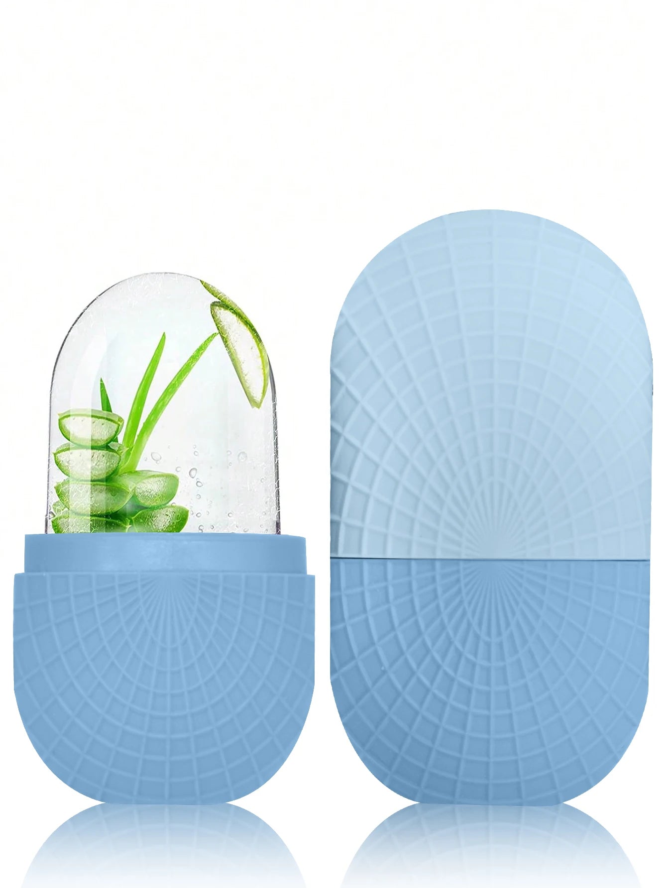 Rouleau Glacé Beauté Visage - Silicone Réutilisable