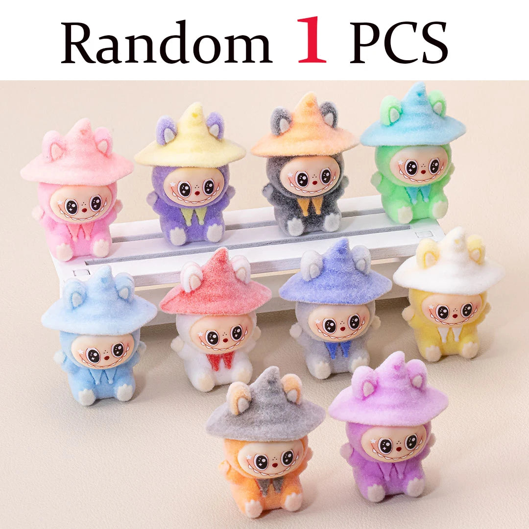 Figurines Magiciennes Kawaii en Résine