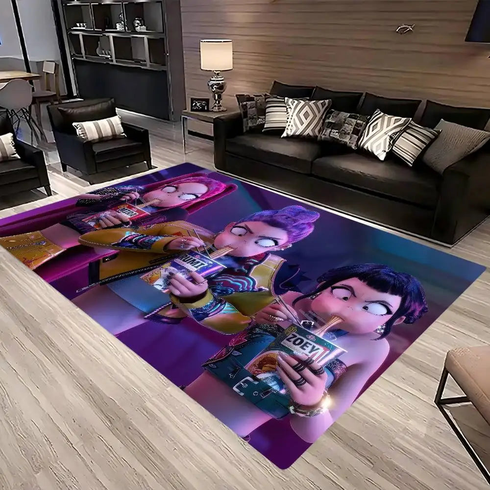 Nordic KPop Demon Mat: Anti-Slip & Durable