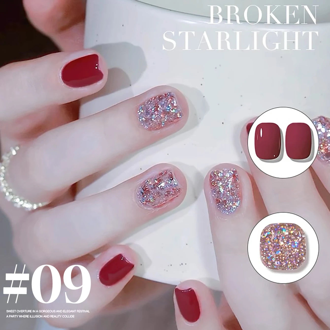 Gel Vernis Éclat Oolong 12 ml - MISS SHAKAN