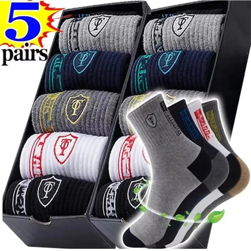 Bamboo Blend Sport Socks - Men's 10-Pack Comfort