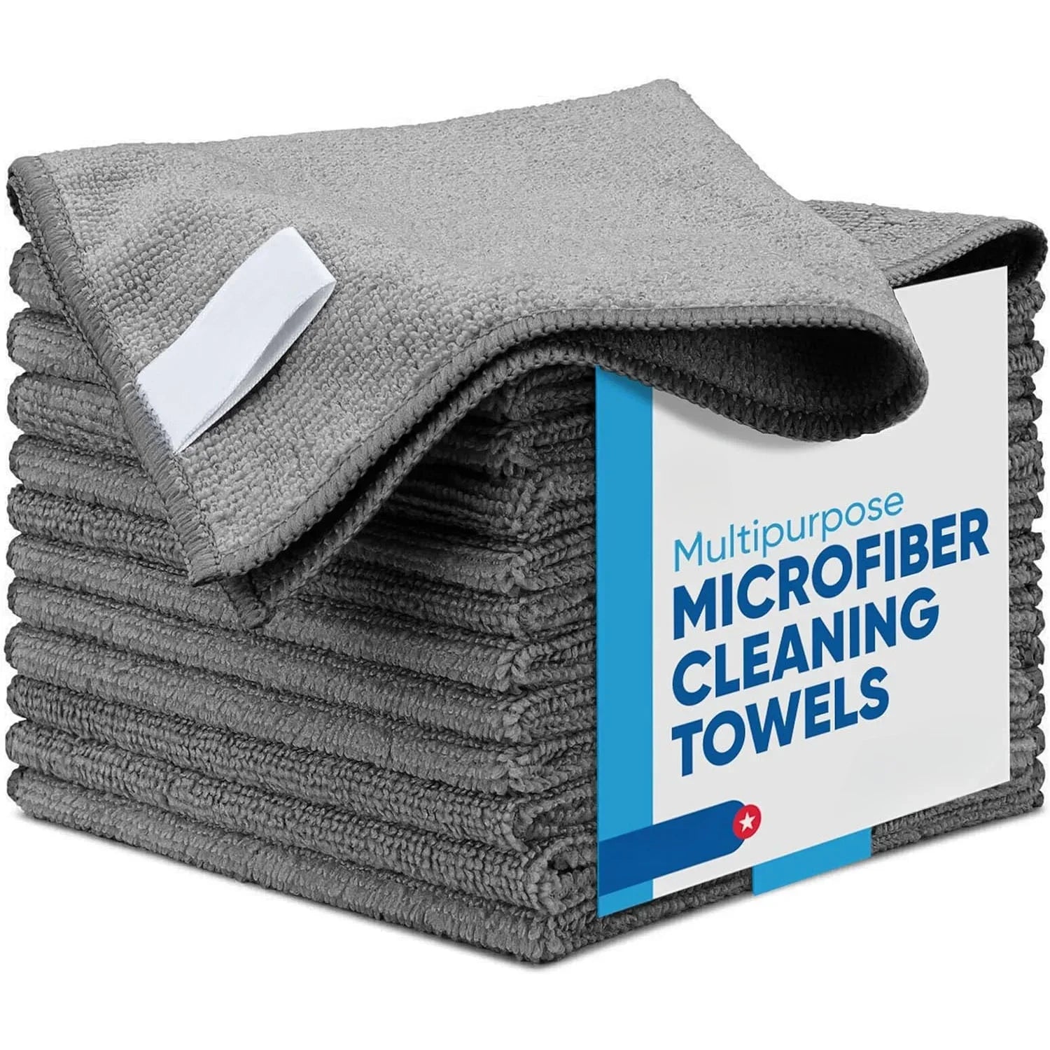 Microfiber Dual-Sided Cleaning Cloths - 30cm x 30cm